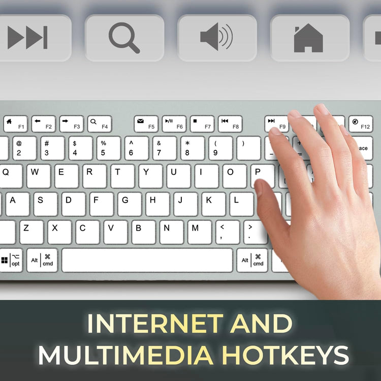 Adesso - Clavier Filaire USB-C avec Raccourci Co-Pilot, Prise USB-A, USB-C et 3.5mm, Gris - Simple Boutique