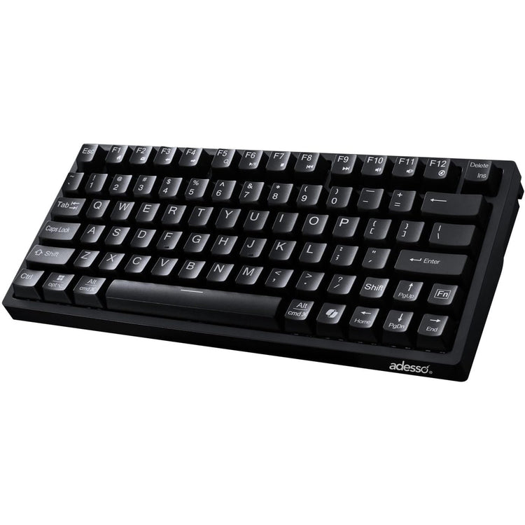 Adesso - Clavier Mécanique Filaire Compact EasyTouch 610 Avec Raccourci pour Co-Pilote, Noir - Simple Boutique