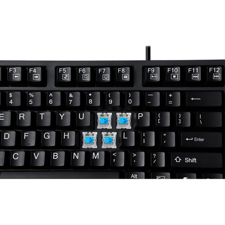 Adesso - Clavier Mécanique Filaire EasyTouch 670 avec Raccourci Co-Pilot, Noir - Simple Boutique