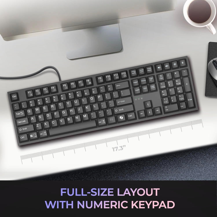 Adesso - Clavier Mécanique Filaire EasyTouch 670 avec Raccourci Co-Pilot, Noir - Simple Boutique