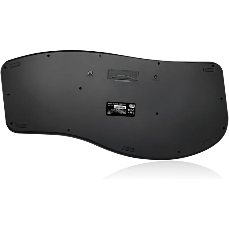 Adesso - Ensemble Clavier Ergonomique et Souris Sans-Fil, Francais-Canadiens, Noir - Simple Boutique