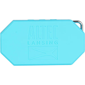 Altec Lansing - Mini Haut-Parleur Bluetooth H2O, Étanche, Anti-Poussière et Anti-Choc, Bleu - Simple Boutique
