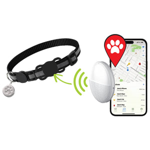 Animooos - Traceur Bluetooth pour iOS Avec Support pour Collier d'animaux - Simple Boutique