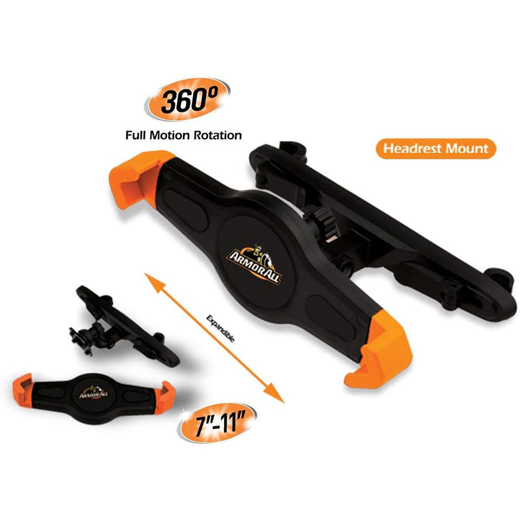 ArmorAll - Support Universel pour Tablette pour Appui-Tête de Voiture, Noir - Simple Boutique