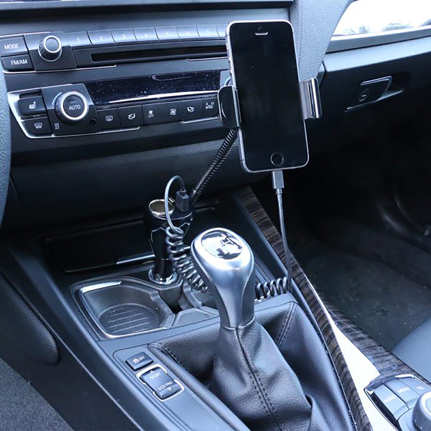 ArmorAll - Support de Téléphone pour Voiture avec 2 Ports USB 2.1A, Noir - Simple Boutique