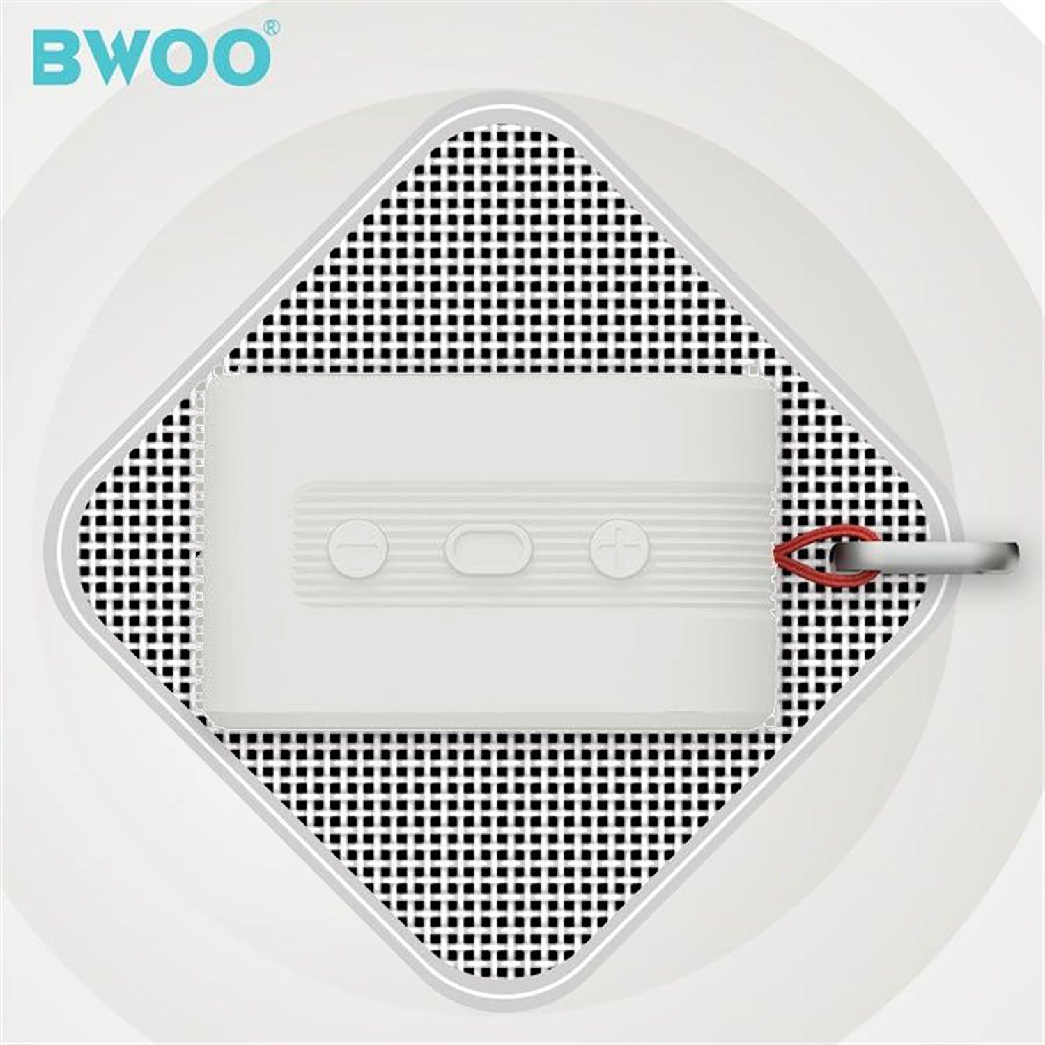 BWOO BS-54G - Haut-parleur Bluetooth 5.0 Étanche Portable Avec Cartes TF, AUX, USB, FM, Gris - Simple Boutique