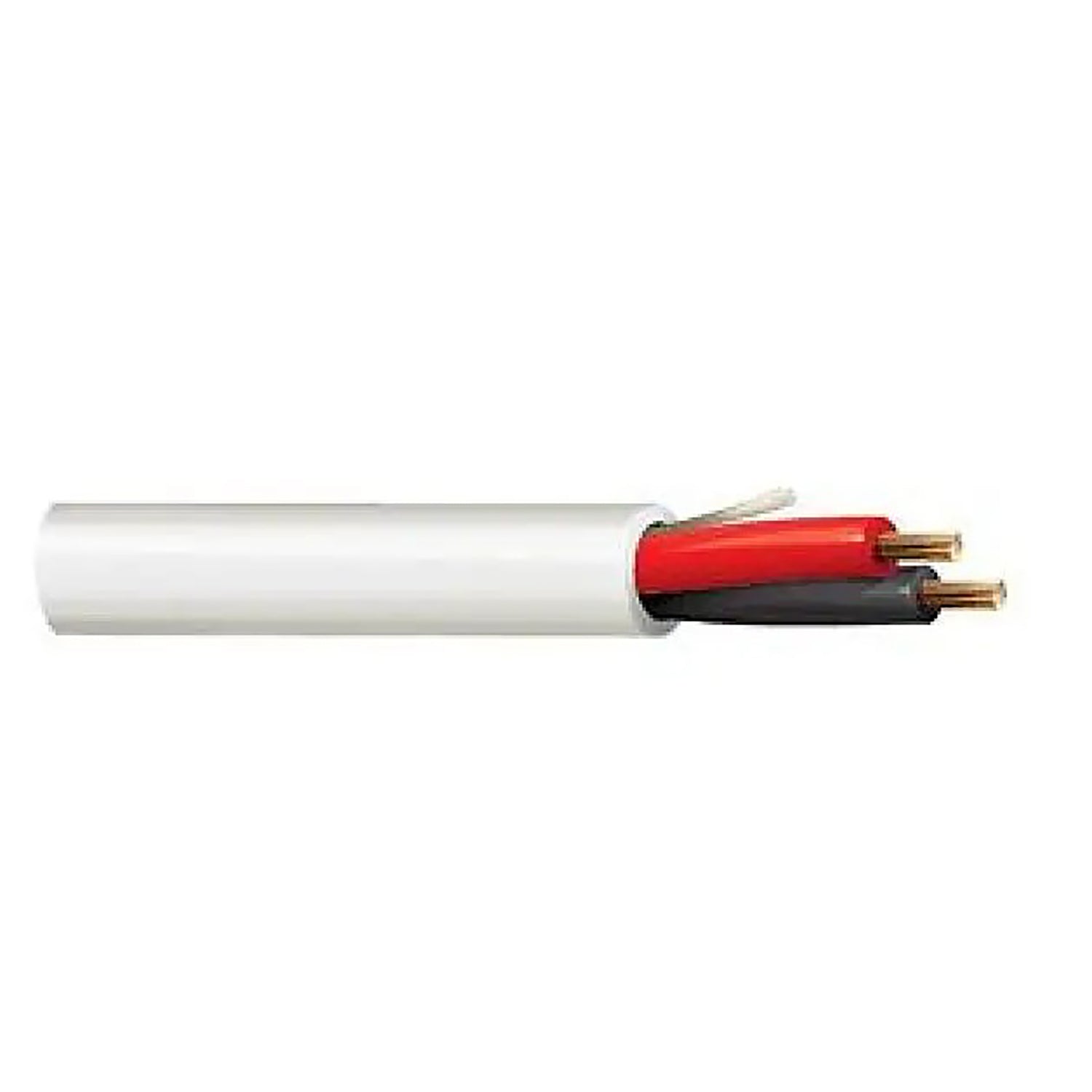 Belden - Câble de Sécurité et de Son Multibrin, 18AWG/2C, Résistance au Feu CMP, 1000pi, Blanc - Simple Boutique