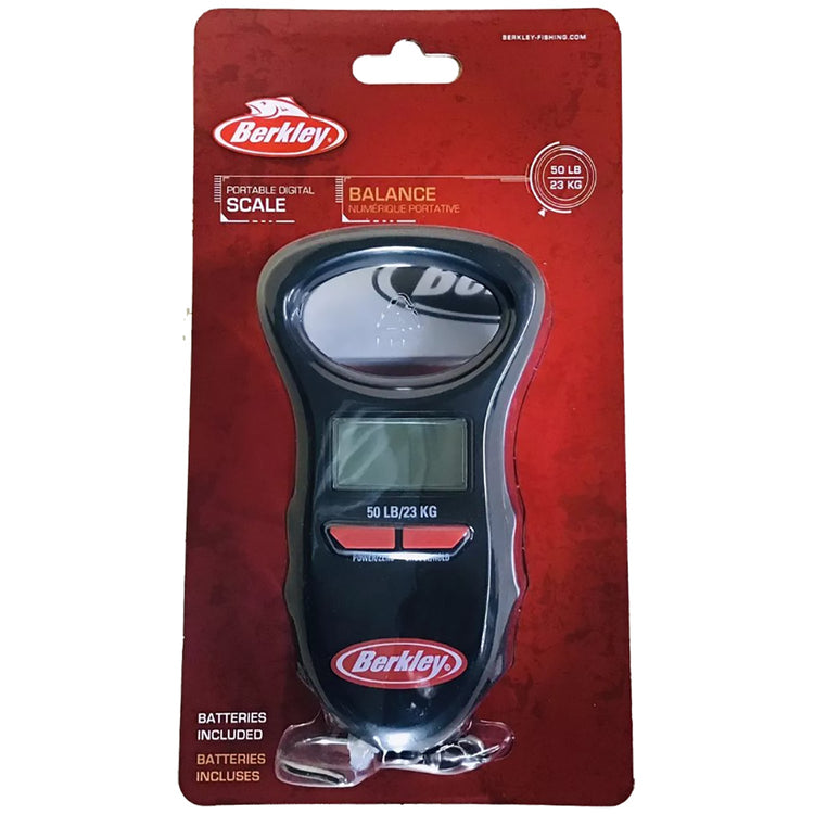 Berkley - Balance à Poisson Numérique, Poid Maximum 50Lb, Jusqu'à 10 Poids en Mémoire - Simple Boutique
