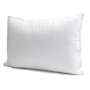 Bianca - Oreiller Dulcia Naturel en Plumes et Duvet, Hypoallergénique, Fait à Montréal, (3 Grandeurs Disponibles) - Simple Boutique