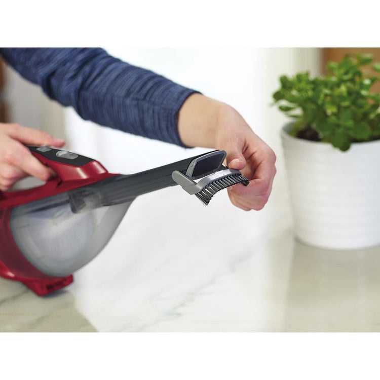 Black + Decker - Aspirateur à Main Sans-Fil Dusbuster, Réceptacle et Filtre Lavables, Rouge - Simple Boutique