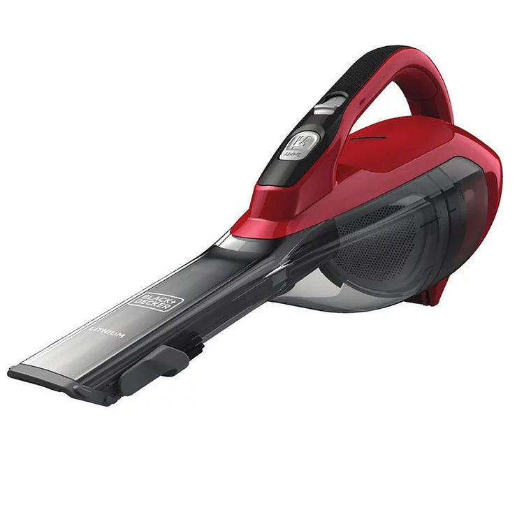 Black + Decker - Aspirateur à Main Sans-Fil Dusbuster, Réceptacle et Filtre Lavables, Rouge - Simple Boutique
