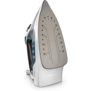 Black + Decker - Fer à Repasser Easy Steam avec Semelle Antiadhésive, 1200 Watts, Bleu - Simple Boutique