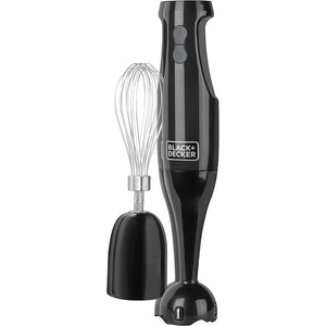 Black + Decker - Mélangeur à Immersion à 2 Vitesses, Lame en Acier Inoxydable, 200 Watts, Noir - Simple Boutique