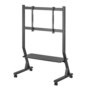 Boost Industries - Support Télé sur Chariot avec Tablette, Pour Écran de 45" à 90", Noir - Simple Boutique