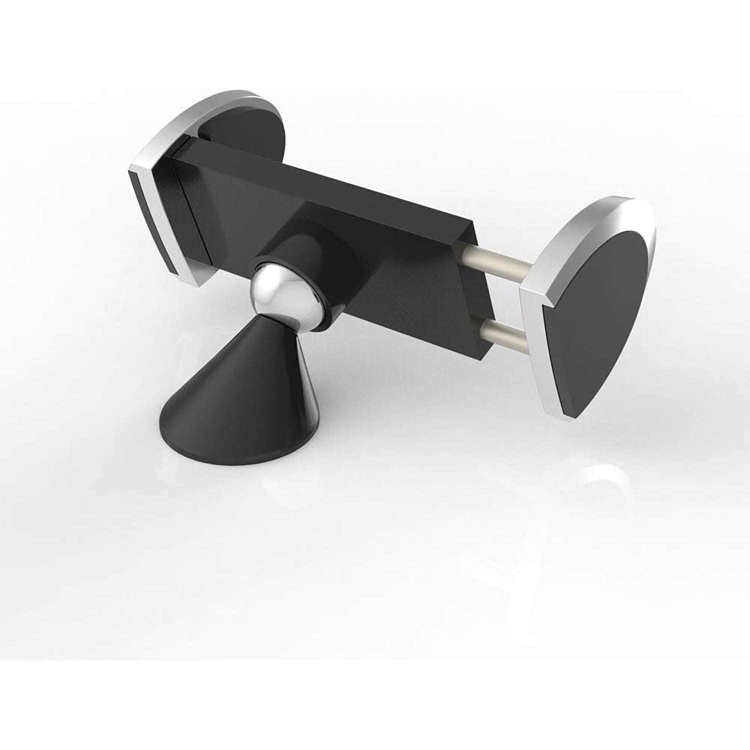 Bracketron - Support de Téléphone LUX pour Tableau de Bord ou Bouche d'aération de Voiture, Noir - Simple Boutique