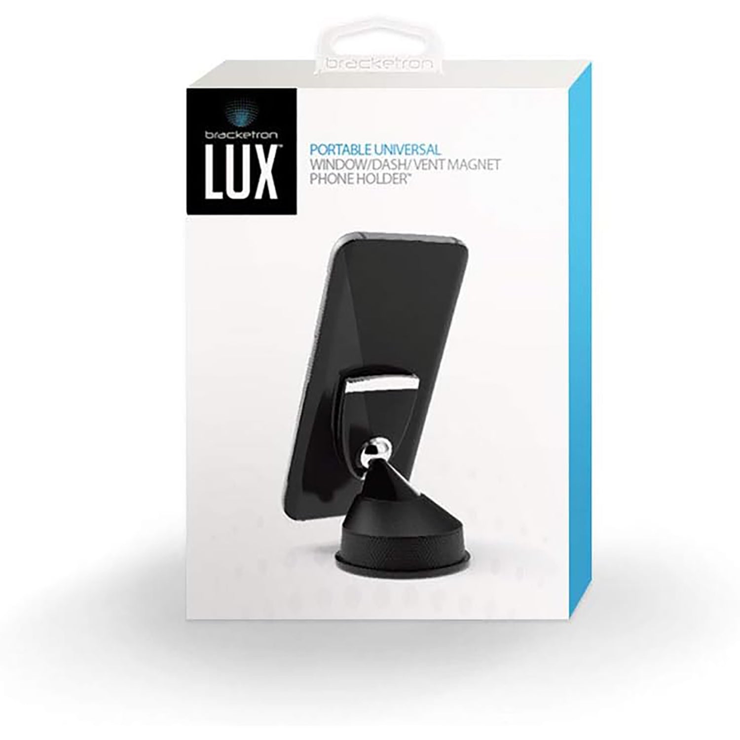 Bracketron - Support de Téléphone Magnétique LUX pour Tableau de Bord ou Bouche d'aération de Voiture, Noir - Simple Boutique