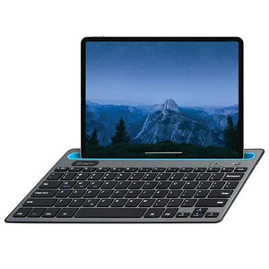 CJ Tech - Clavier Bluetooth Sans-Fil Mince pour Téléphone ou Tablette, Noir - Simple Boutique