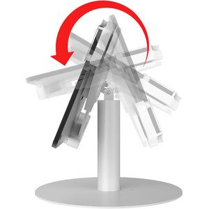 CTA Digital - Support de Tablette de 7" à 13" Robuste avec Rotation à 360 Degrés - Simple Boutique
