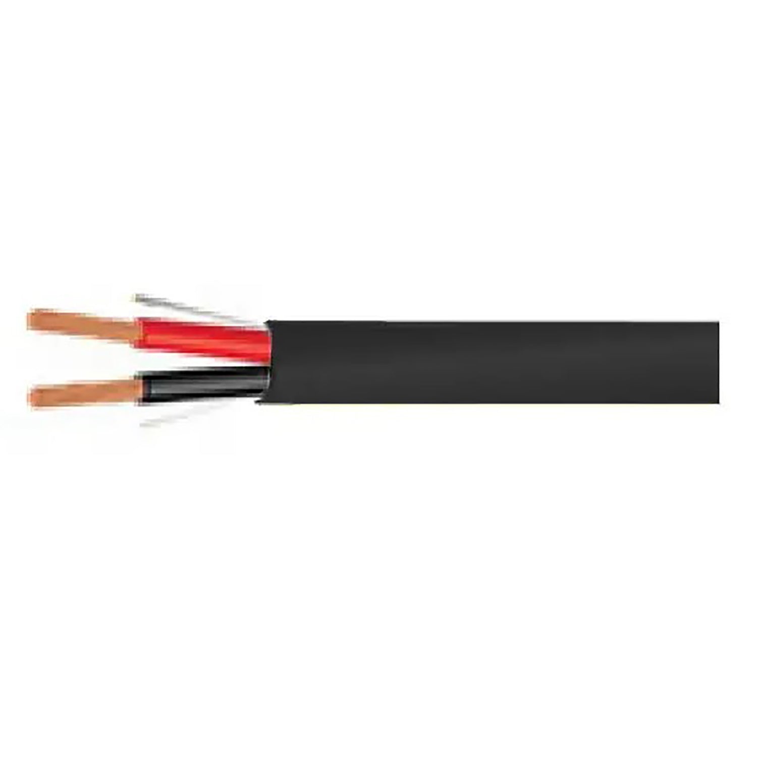 Câble d'alarme Incendie et Haut-Parleur Toronné, 14AWG, Résistance au Feu FPLP/CMP, 1000 Pi, Noir - Simple Boutique