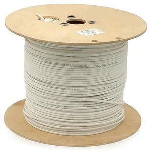 Câble de Haut-Parleur à 2 Conducteurs, 12AWG, Résistance au Feu CMP/CL3P, 1000 pi, Blanc - Simple Boutique