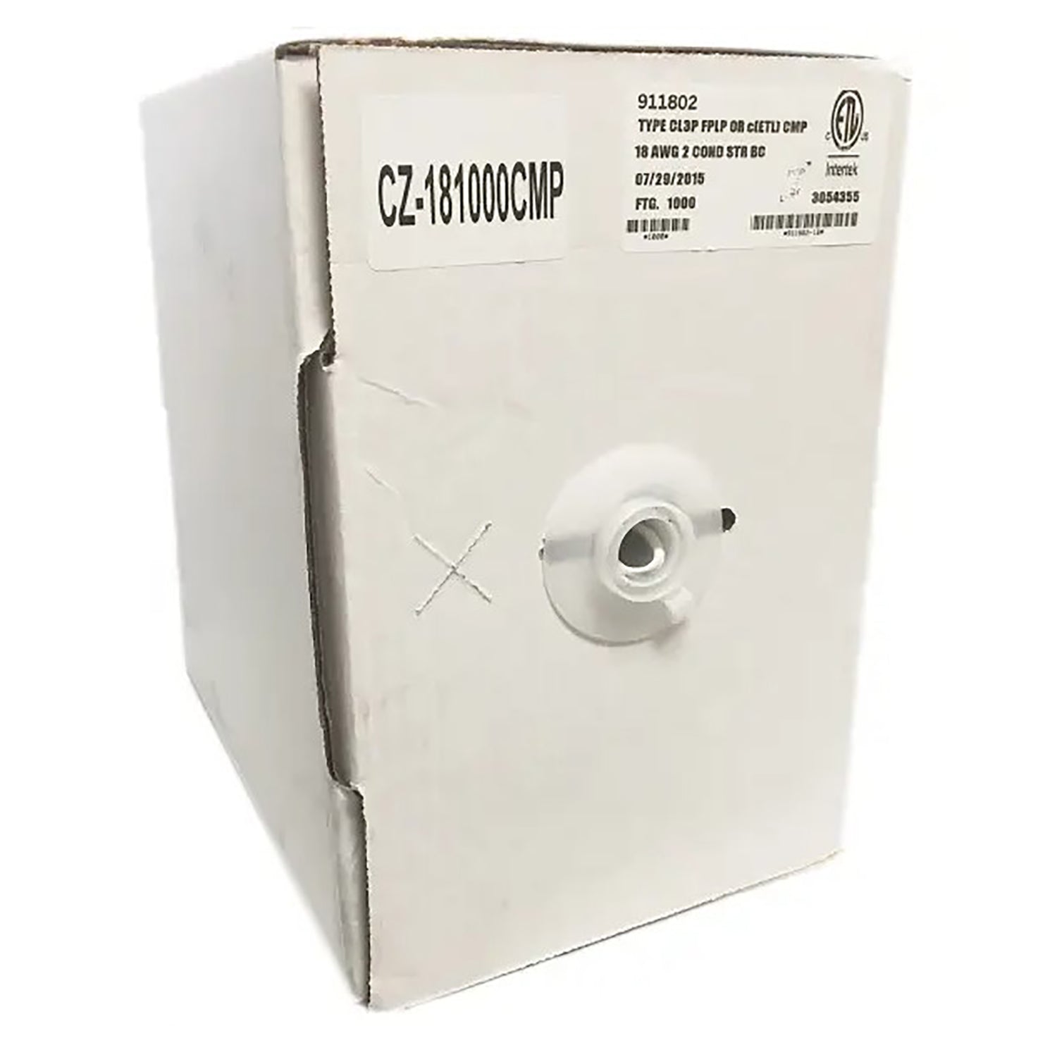 Câble de Haut-Parleurs à 4 Conducteurs, 18AWG, Résistance au Feu CMP/FT6, 1000 Pieds - Simple Boutique
