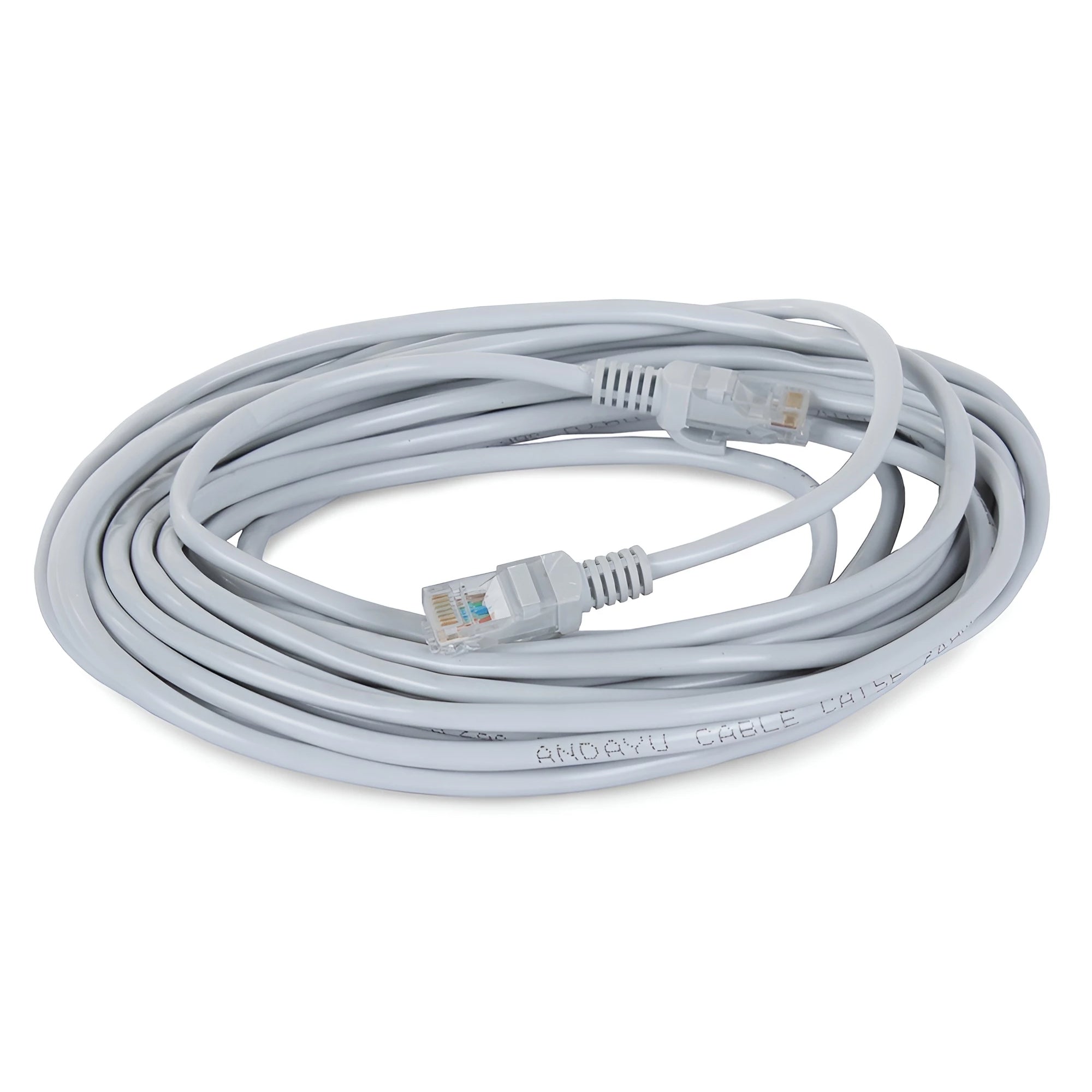 Câble ethernet réseau Cat6 500MHz RJ-45 50pi gris - Simple Boutique
