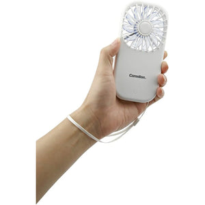Camelion - Banque D'alimentation/Chargeur Portable 3800Mah avec Mini Ventilateur, Blanc - Simple Boutique