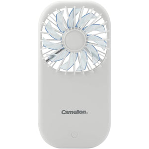 Camelion - Banque D'alimentation/Chargeur Portable 3800Mah avec Mini Ventilateur, Blanc - Simple Boutique