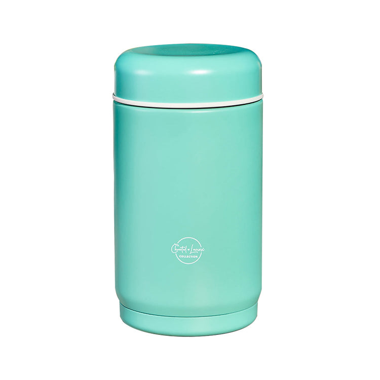 Chantal Lacroix - Thermos « La vie » en Acier Inoxydable, Capacité de 18 oz, Turquoise - Liquidation Vente Finale - Simple Boutique