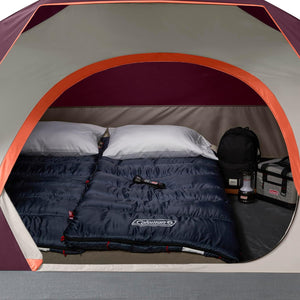 Coleman - Tente de Camping SkyDome pour 4 Personnes, Installation en 5 Minutes, Mûre - Simple Boutique