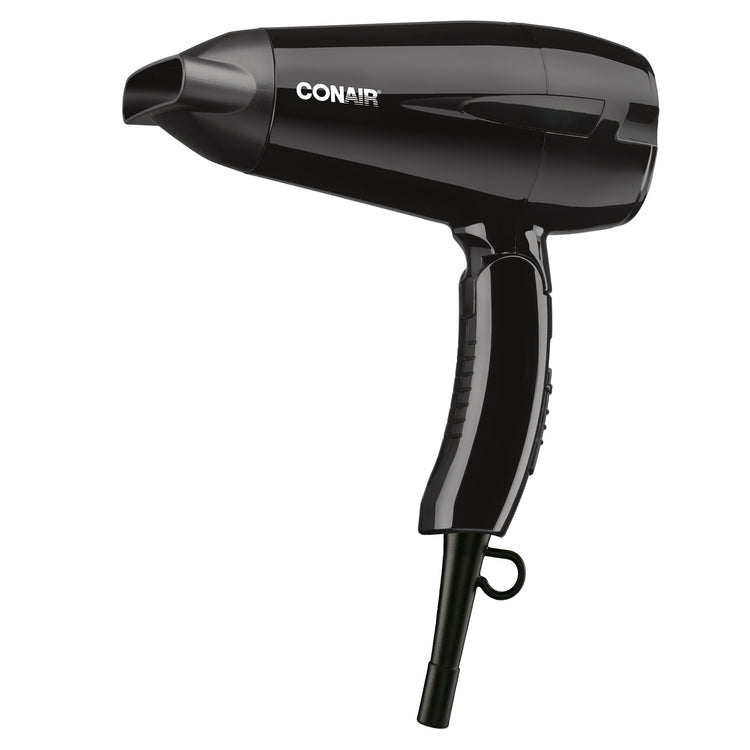 Conair Sèche-Cheveux Compact avec Poignée Pliable, Moteur de 1875 Watts, Noir - 5549NC - Simple Boutique