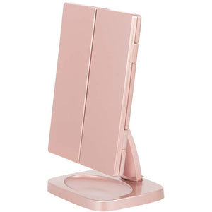 Conair TGBE90C - Miroir de Maquillage à Trois Volets avec Éclairage LED, Rose - Simple Boutique