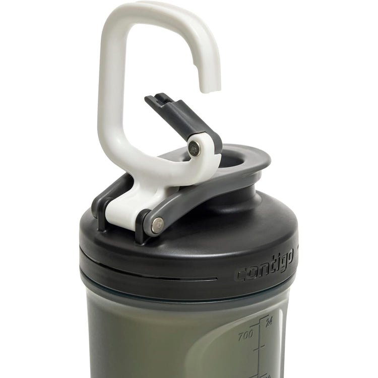 Contigo - Bouteille d'eau Sport / Shaker pour Protéines, Couvecle Anti-fuite, Capacité de 828ml, Vert - Simple Boutique