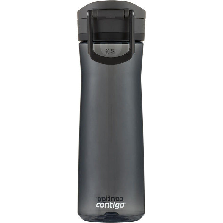 Contigo - Bouteille d'eau avec Couvercle Anti-fuite et Verrouillage, Sans BPA, Capacité de 709ml, Noir - Simple Boutique
