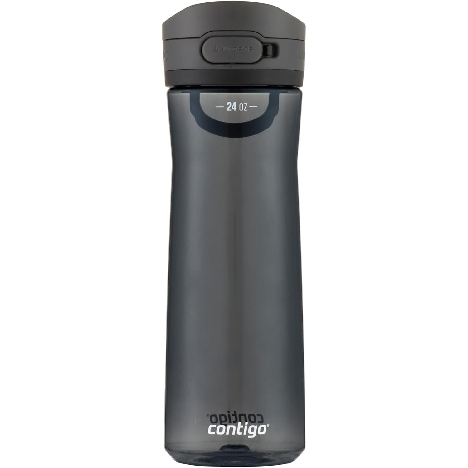 Contigo - Bouteille d'eau avec Couvercle Anti-fuite et Verrouillage, Sans BPA, Capacité de 709ml, Noir - Simple Boutique