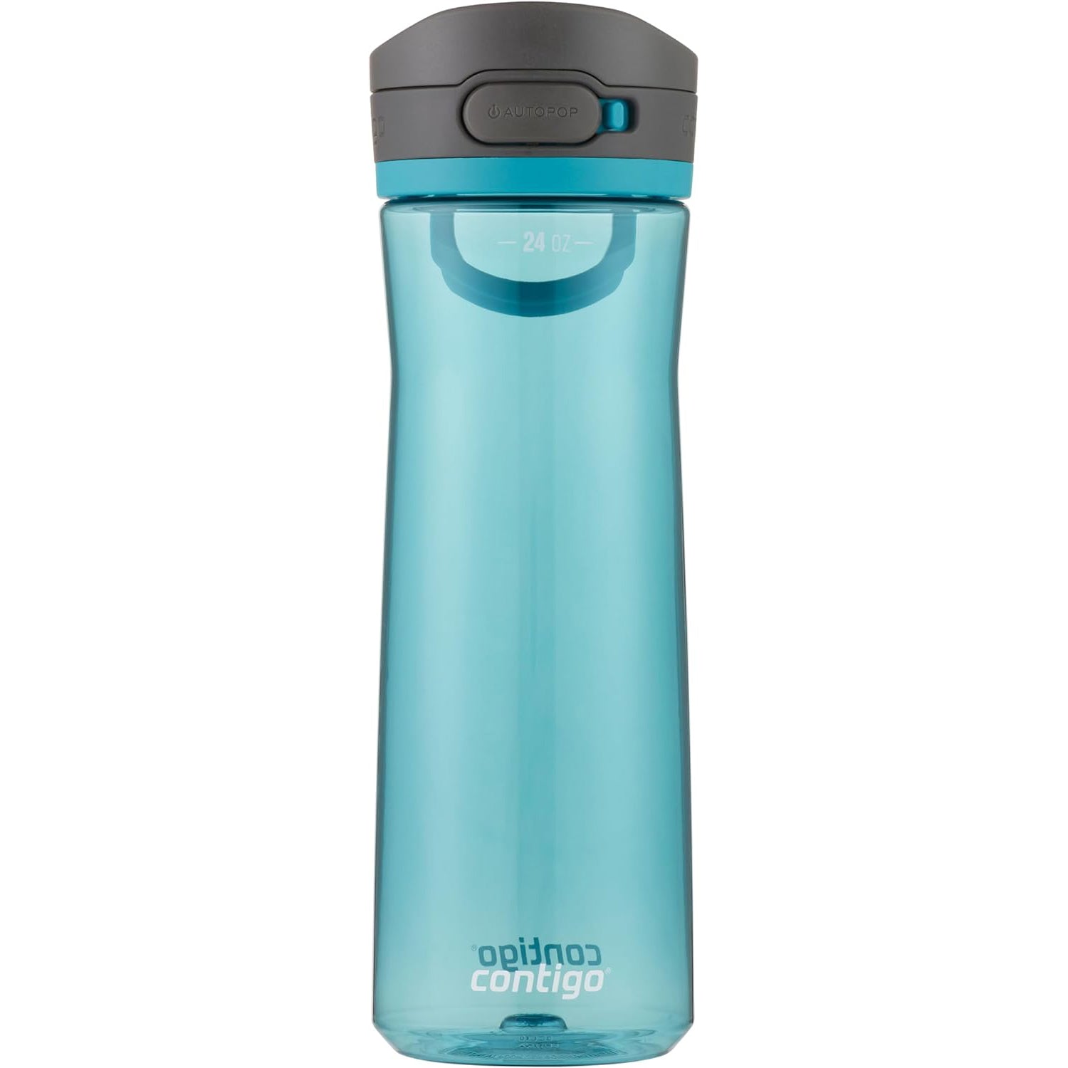 Contigo - Bouteille d'eau avec Couvercle Anti-fuite et Verrouillage, Sans BPA, Capacité de 709ml, Turquoise - Simple Boutique