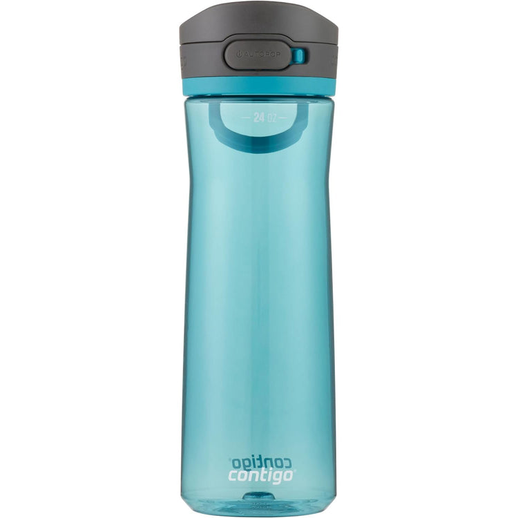 Contigo - Bouteille d'eau avec Couvercle Anti-fuite et Verrouillage, Sans BPA, Capacité de 709ml, Turquoise - Simple Boutique