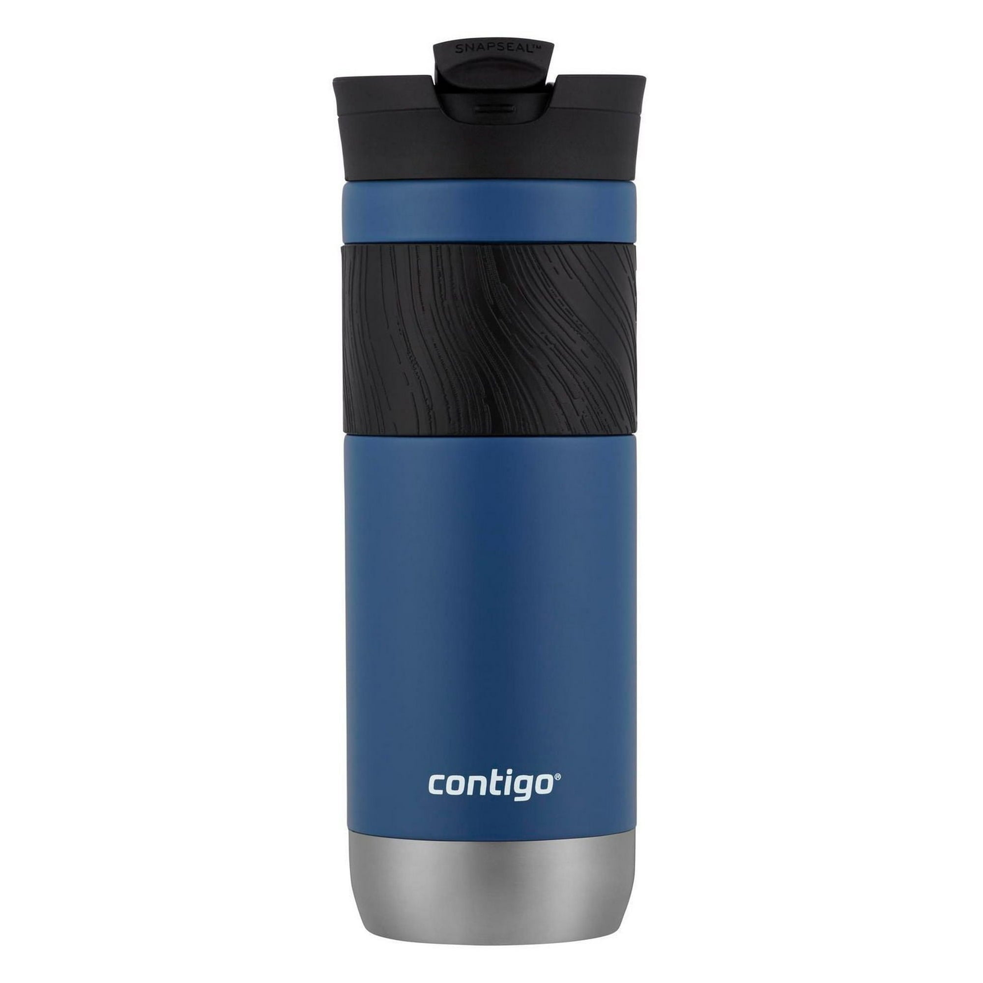 Contigo - Tasse de Voyage SNAPSEAL Byron en Acier Inoxydable, Isotherme, Capacité de 20oz / 568ml, Bleu Maïs - Simple Boutique