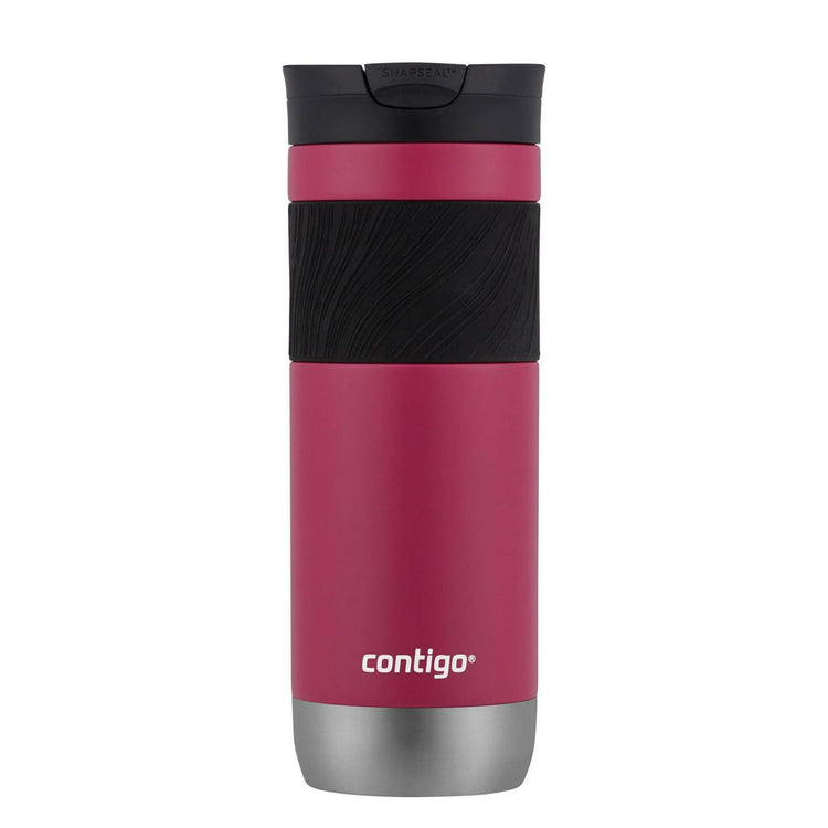 Contigo - Tasse de Voyage SNAPSEAL Byron en Acier Inoxydable, Isotherme, Capacité de 20oz / 568ml, Rose Fruit du Dragon - Simple Boutique