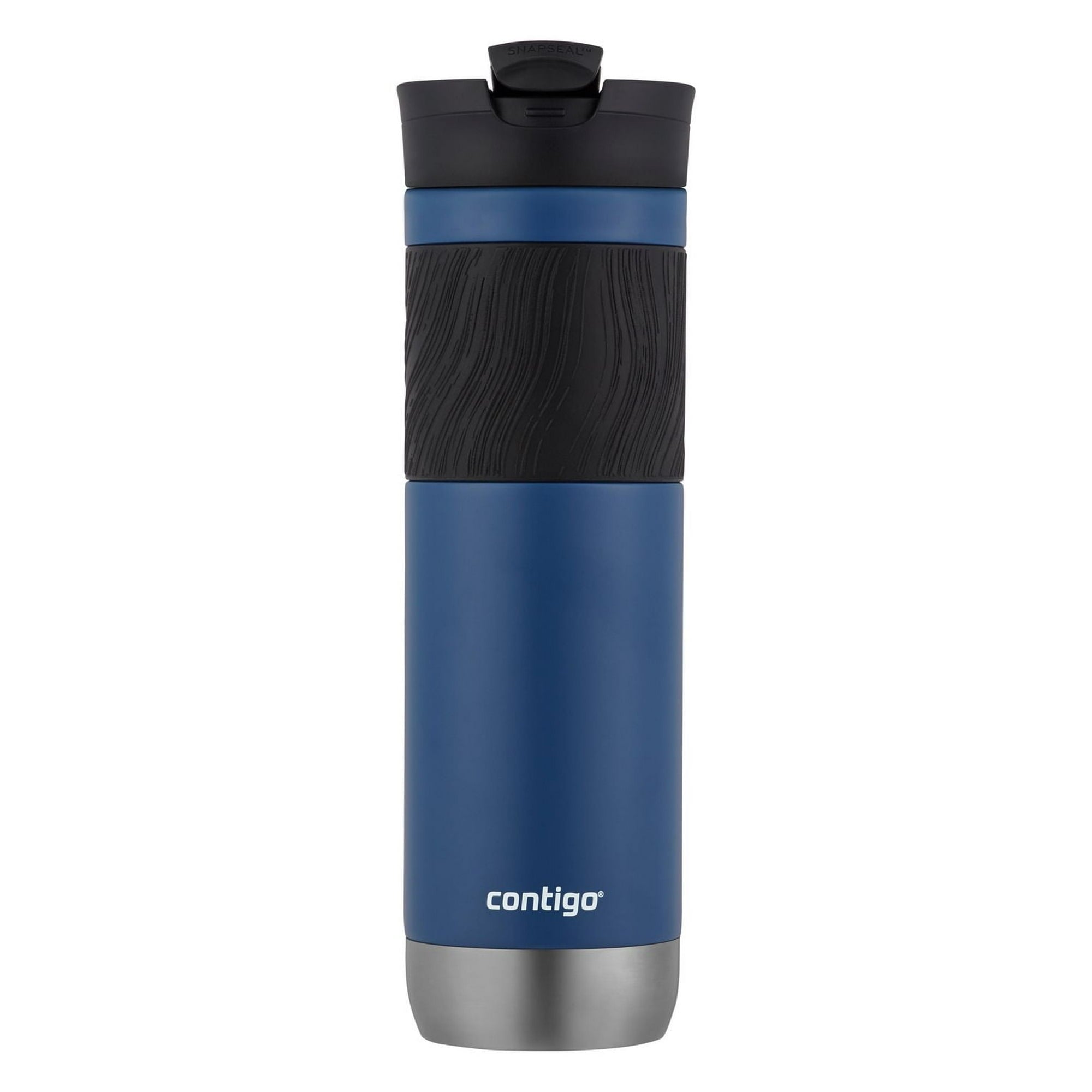 Contigo - Tasse de Voyage SNAPSEAL Byron en Acier Inoxydable, Isotherme, Capacité de 24oz / 710ml, Bleu Maïs - Simple Boutique