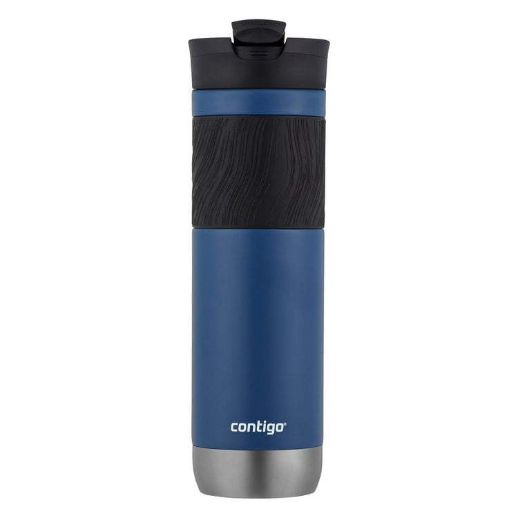 Contigo - Tasse de Voyage SNAPSEAL Byron en Acier Inoxydable, Isotherme, Capacité de 24oz / 710ml, Bleu Maïs - Simple Boutique