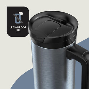 Contigo - Tasse de Voyage en Acier Inoxydable, Isotherme, Système SnapSeal, Capacité de 20oz, Bleu - Simple Boutique
