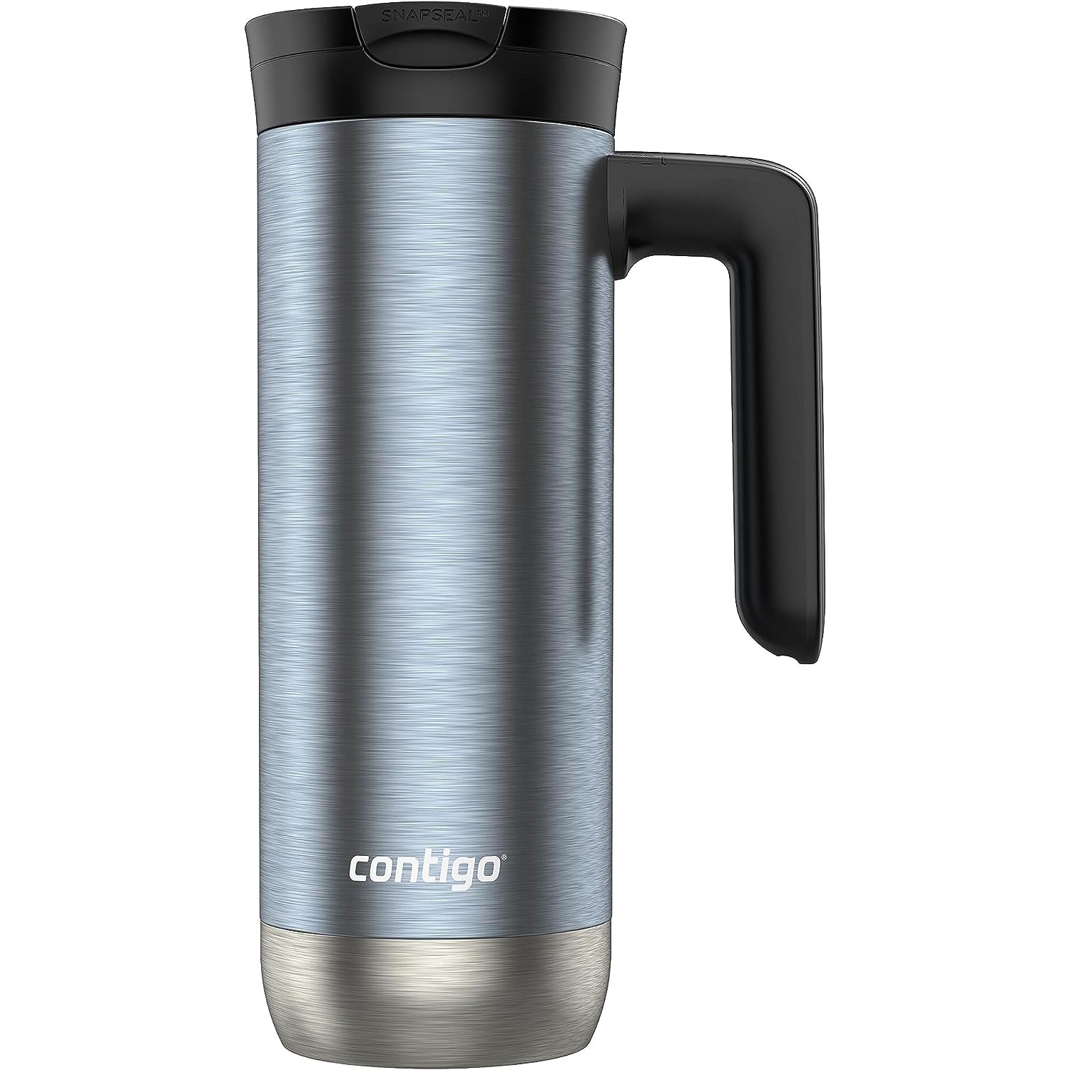 Contigo - Tasse de Voyage en Acier Inoxydable, Isotherme, Système SnapSeal, Capacité de 20oz, Bleu - Simple Boutique
