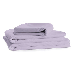 Cotton House - Ensemble de Draps en Microfibre, Infroissable, Grandeur Queen, Lilas - Simple Boutique