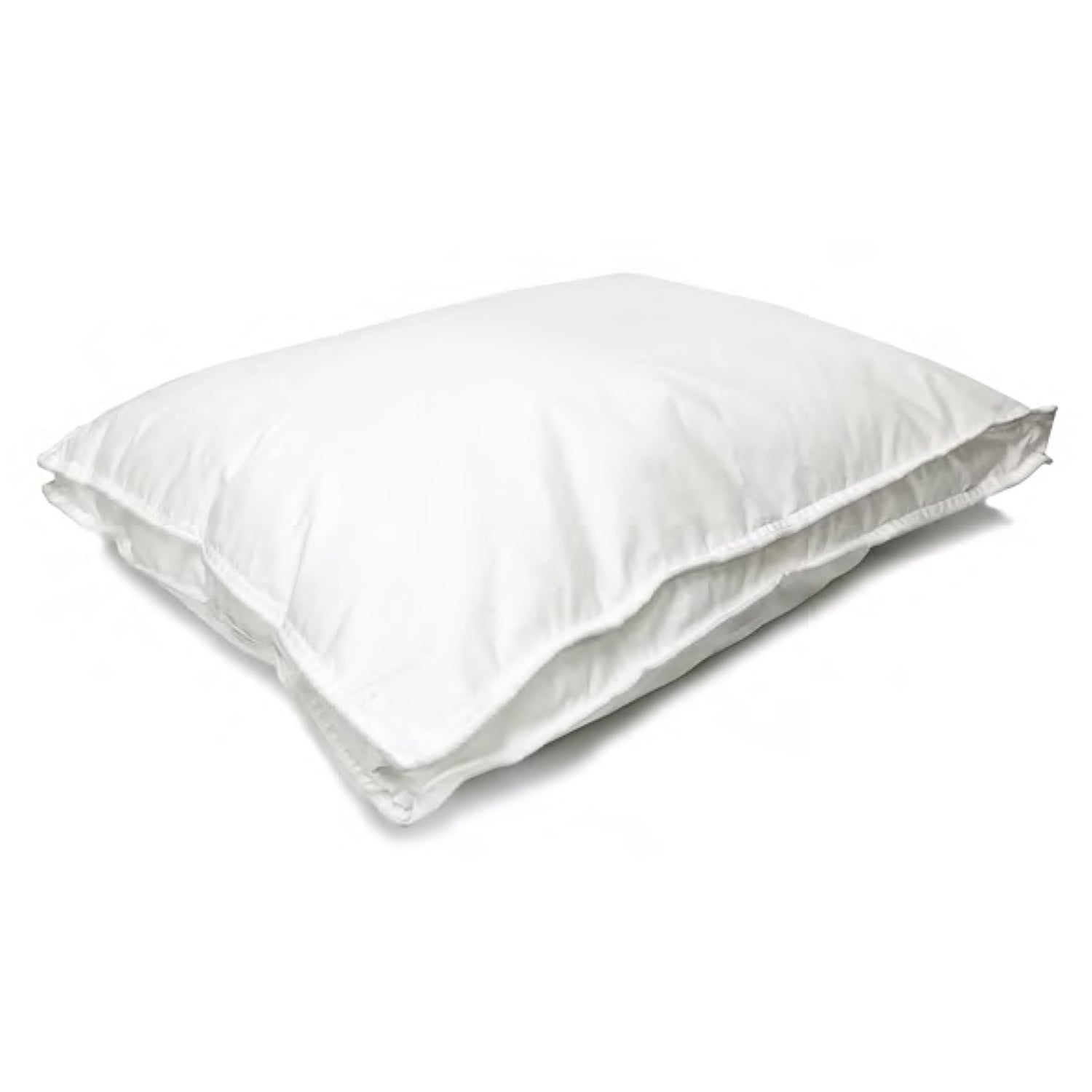 Cotton House - Oreiller 100% Fibres Micro Gel, Enveloppe en coton, Grandeur Standard, Fabriqué au Canada - Simple Boutique