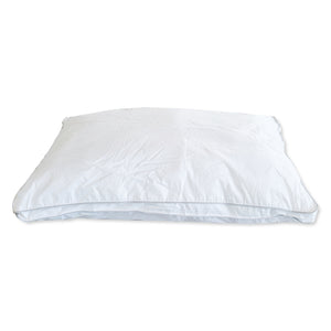 Cotton House - Oreiller 100% Fibres Micro Gel, Enveloppe en coton, Grandeur Standard, Fabriqué au Canada - Simple Boutique