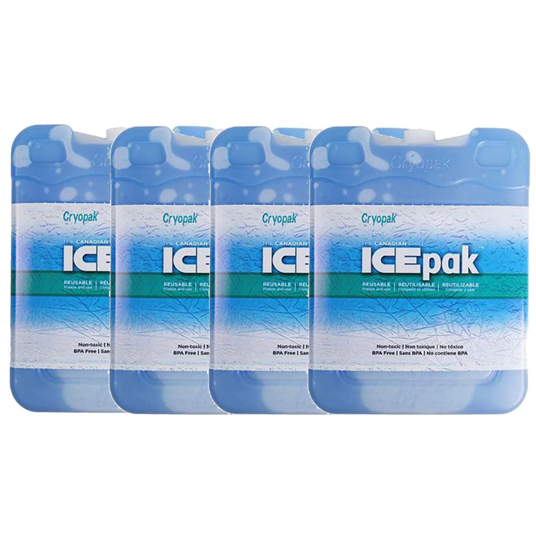 Cryopak - Lot de 4 IcePak Réutilisables, Non-Toxique - Simple Boutique
