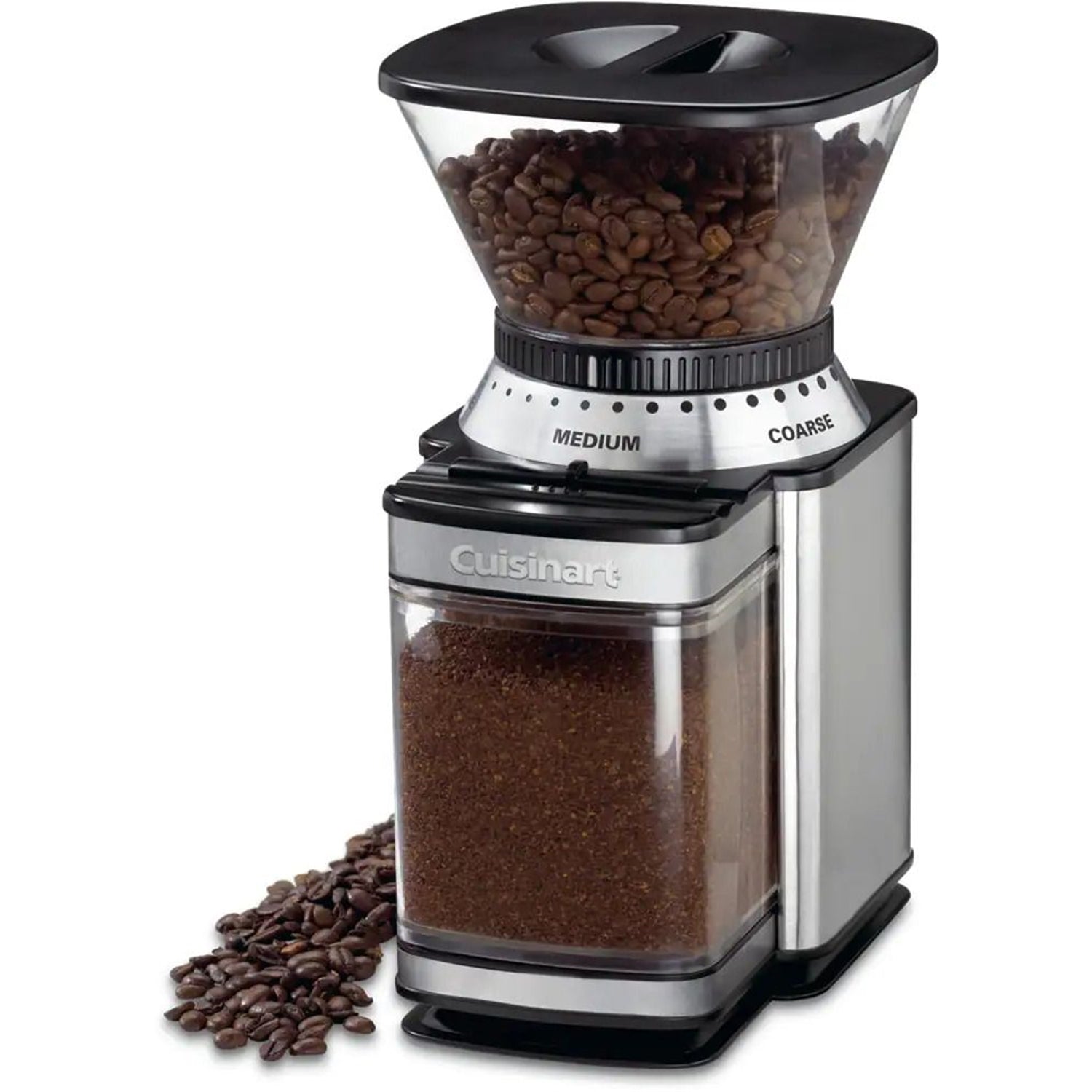 Cuisinart - Moulin à Café Automatique Supreme Grind, 18 Niveaux de Mouture, Acier Inoxydable Brossé - Simple Boutique
