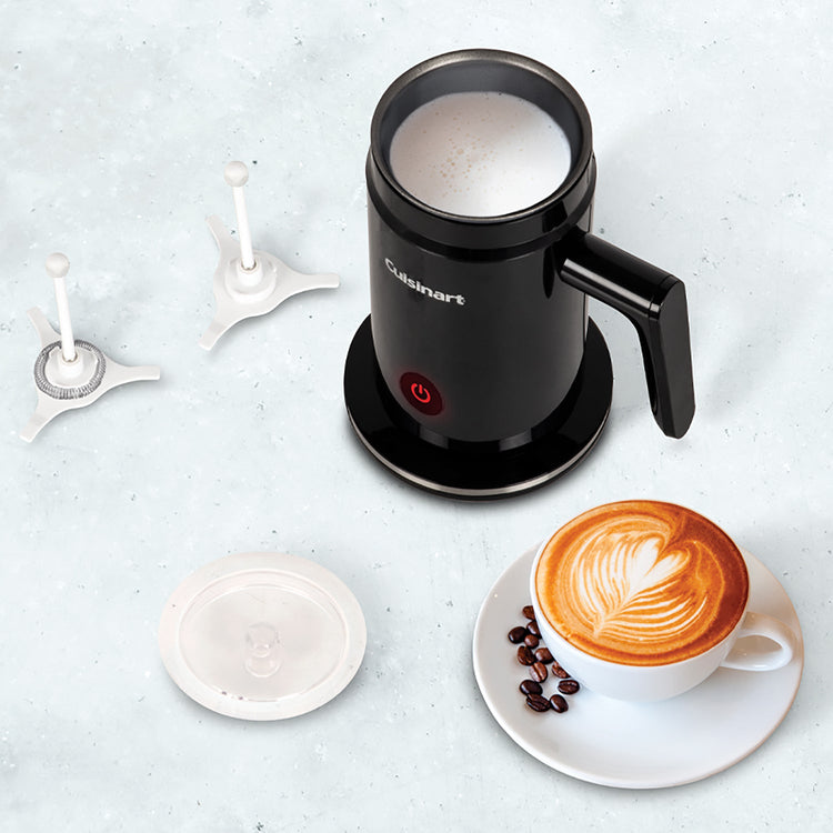 Cuisinart - Mousseur à Lait, Capacité de 250ml, Intérieur Antiadhésif, Sans BPA, Noir - Simple Boutique