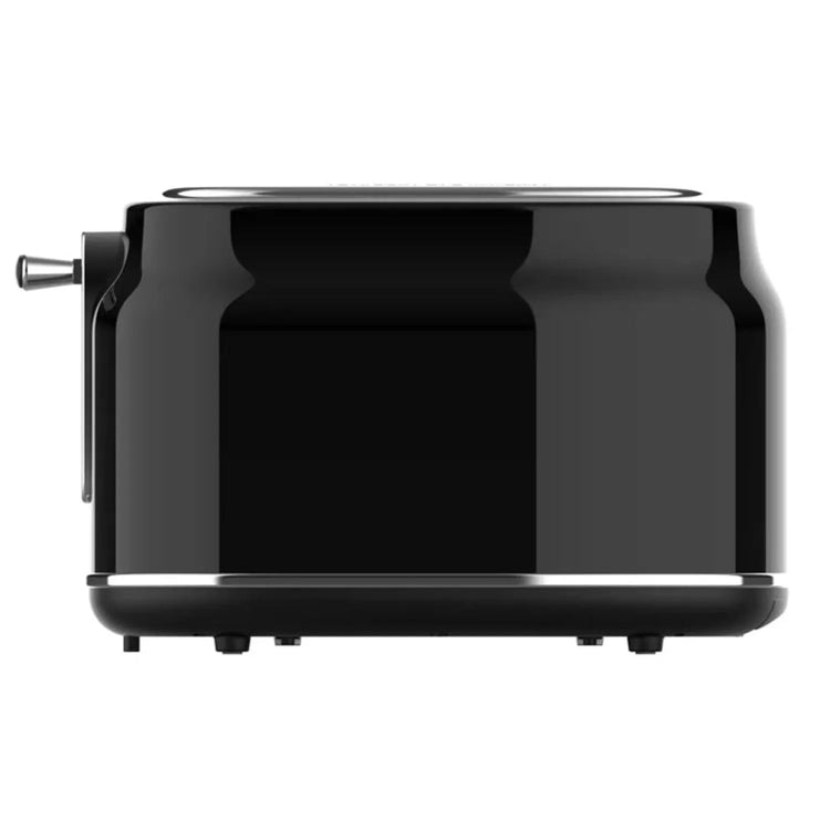 Culinary Chef Grille-Pain Rétro 2 Tranches – Fentes Larges, 5 Niveaux de Brunissage, Bagel, Décongélation et Annulation – 900W – Noir - Simple Boutique